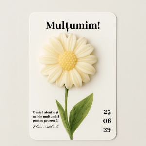 Marturii de botez - lumanare parfumata florala, 2, Creativ.ro