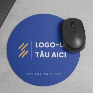 Mousepad rotund personalizat cu logo, 3, Creativ.ro
