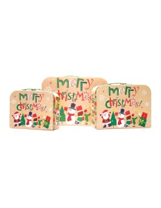 Set de 3 cutii tip geanta de Craciun,1,Creativ.ro