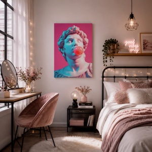 Tablou canvas pop art „Vaporwave"
