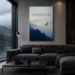 Tablou motivațional „Freedom"
