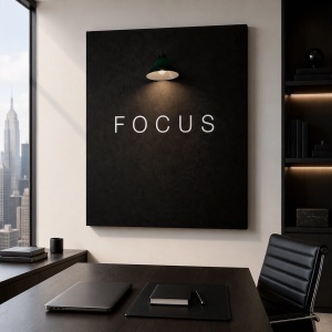 Tablou motivational Focus