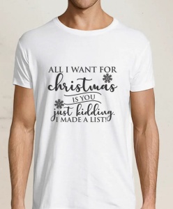 Tricou personalizat All I want for Christmas, 3, Creativ.ro