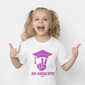 Tricou personalizat pentru absolvirea copiilor