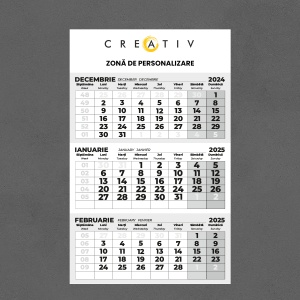 Calendar triptic de perete A3,2,Creativ.ro
