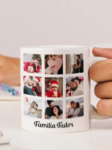 Cana personalizata cu 9 poze si text,7,Creativ.ro