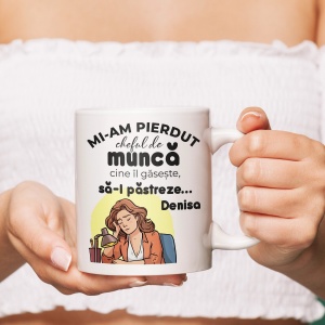 Cana personalizata Mi-a pierit cheful,1,Creativ.ro