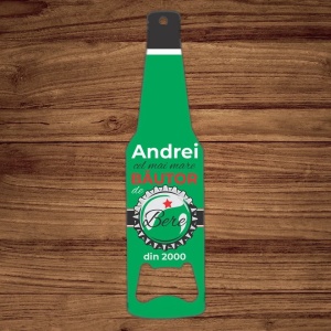 Desfacator in forma de sticla personalizat - Sticla de bere