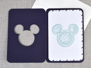 Invitatie de Botez Pasaport Mickey cu Plic, 102x151mm – 15705,2,Creativ.ro