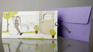 Invitatie de nunta amuzanta, cu plic, 100x219mm – 34947,1,Creativ.ro