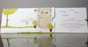 Invitatie de nunta amuzanta, cu plic, 100x219mm – 34947,2,Creativ.ro
