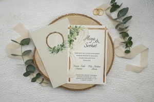 Invitatie de nunta, cu plic, 119x180mm – 9325,1,Creativ.ro
