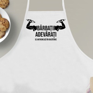 Sort personalizat Barbatii adevarati se antreneaza in bucatarie,2,Creativ.ro