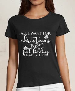 Tricou All I want for Christmas