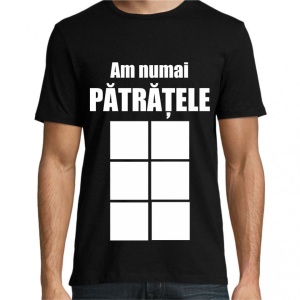 Tricou Am numai patratele, 2, Creativ.ro