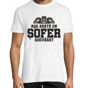 Tricou personalizat Asa arata un sofer adevarat,1,Creativ.ro