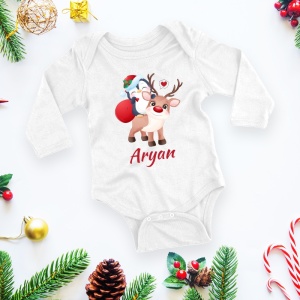 Body de Crăciun personalizat cu nume