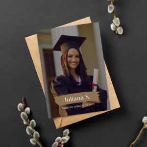 Felicitare personalizata cu fotografie si mesaj pentru absolvire, 4, Creativ.ro