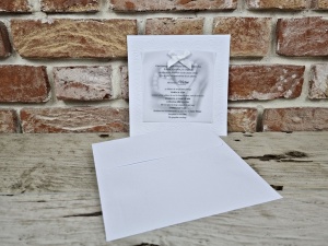 Invitatie de botez, bebe, cu plic, 121x121mm – 618,4,Creativ.ro