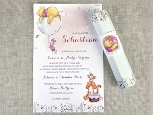 Invitatie de Botez Winnie the Pooh Etui – 15712,1,Creativ.ro