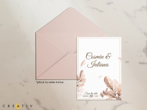 Invitatie de nunta Autumn, 128x178mm,1,Creativ.ro