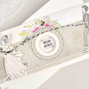 Invitatie de Nunta Comica cu Plic, 102x216mm – 39634,3,Creativ.ro