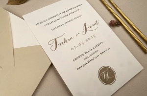 Invitatie de nunta rafinata, stil clasic-minimalist – 12256,3,Creativ.ro