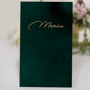 Meniu de nunta DEEP GREEN 70026,4,Creativ.ro