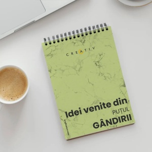 Notebook personalizat cu Idei venite din putul gandirii,1,Creativ.ro