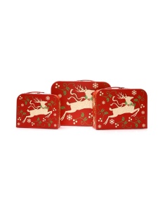 Set de 3 cutii tip geanta cu Rudolf de Craciun,1,Creativ.ro