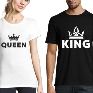 Set de tricouri King & Queen