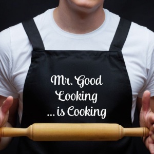 Sort de bucatarie personalizat Mr. Good Looking is cooking...,1,Creativ.ro