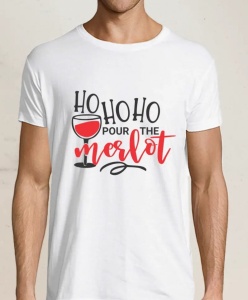 Tricou Hohoho merlot