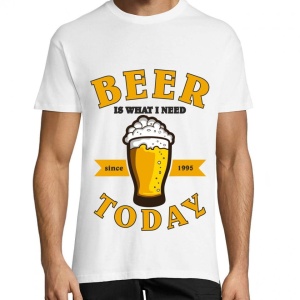 Tricou personalizat BEER is what I want