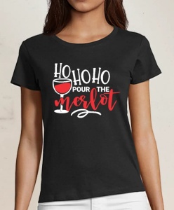 Tricou personalizat Hohoho merlot,2,Creativ.ro