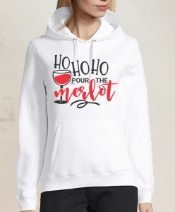Hanorac personalizat Hohoho merlot,2,Creativ.ro