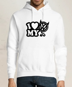 Hanorac personalizat I love VW, 2, Creativ.ro
