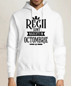 Hanorac personalizat Regii sunt nascuti in,2,Creativ.ro