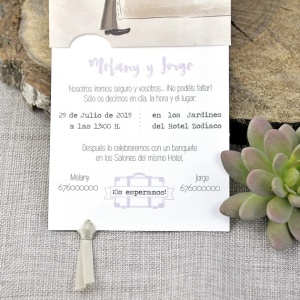 Invitatie de nunta animata Travel, cu plic, 102x216mm – 39324,2,Creativ.ro