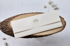 Invitatie de nunta, ivoire, 106x253mm – 1156,2,Creativ.ro