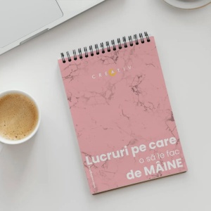 Notebook personalizat cu Lucruri pe care o sa le fac de Maine,1,Creativ.ro