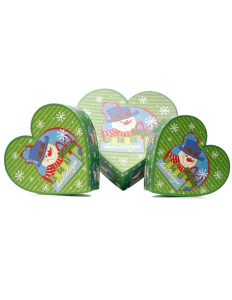 Set de 3 cutii inima de Craciun,1,Creativ.ro