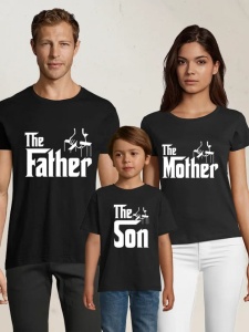 Set de tricouri familia GodFather, 2, Creativ.ro