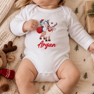 Body de Crăciun personalizat cu nume