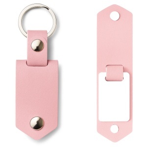 Breloc cu husa de piele personalizat cu logo, 6, Creativ.ro