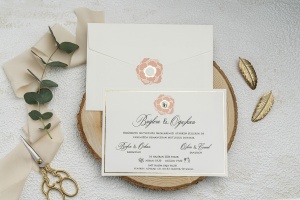 Invitatie de nunta, cu plic, 135x193mm – 9329,2,Creativ.ro