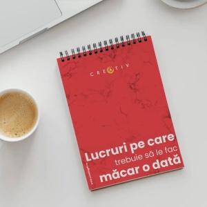 Notebook personalizat cu Lucruri pe care trebuie sa le fac macar o data,1,Creativ.ro