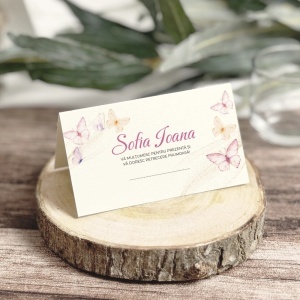 Plic pentru bani de botez butterfly 900426, 8, Creativ.ro