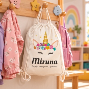 Saculet personalizat pentru gradinita cu nume, 2, Creativ.ro