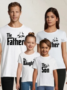 Set de tricouri familia GodFather I, 2, Creativ.ro